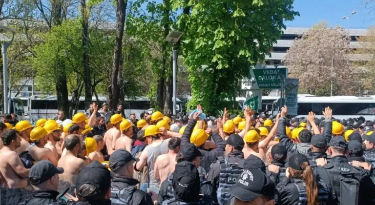 5 aydır maaş alamayan maden işçilerinin açlık grevi 8’inci gününde devam ediyor