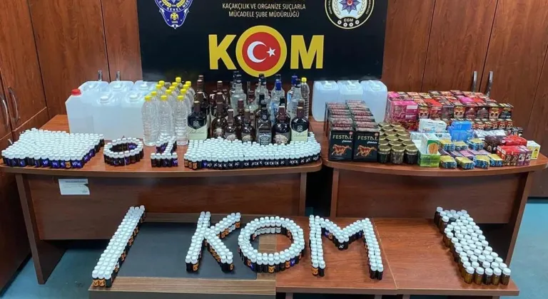 81 ilde kaçak alkole karşı operasyonlarda 179 şüpheli yakalandı