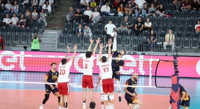 A Milli Erkek Voleybol Takımı, Romanya’ya mağlup oldu