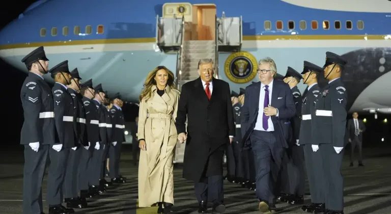 Trump İngiltere’de resmi ziyaretine başladı