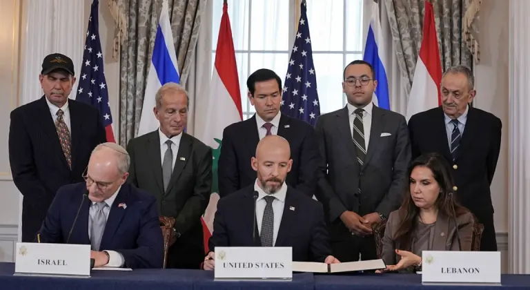 ABD, Lübnan ve İsrail arasında üçlü çerçeve anlaşma imzalandı