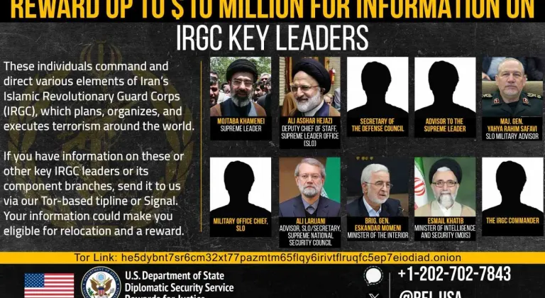 ABD’den İranlı yetkililerin yakalanmasına yardım edecek kişilere 10 milyon dolara kadar ödül