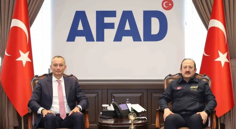 AFAD Başkanı Pehlivan, Gazze Barış Kurulu Yüksek Temsilcisi Mladenov’u kabul etti