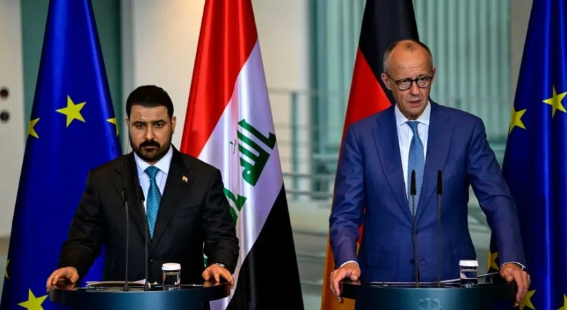 Almanya Başbakanı Merz, Irak Başbakanı Zeydi ile bir araya geldi
