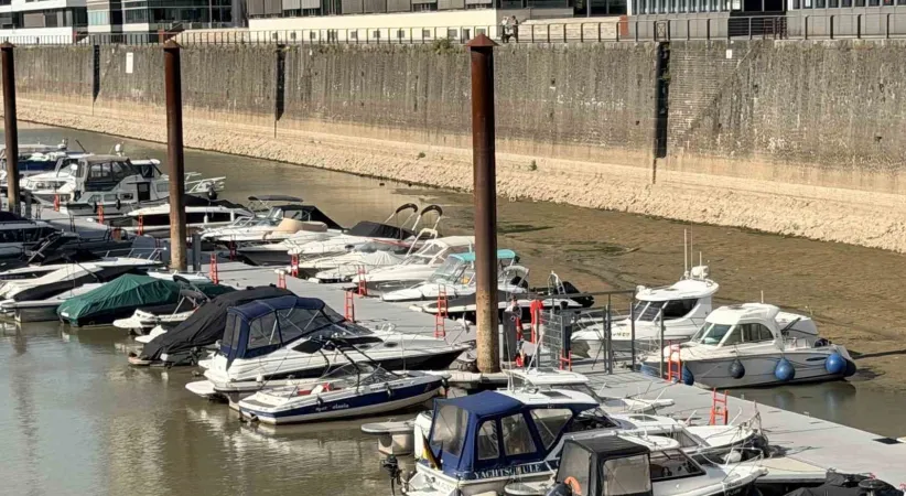 Almanya’da Ren Nehri’nde kuraklık alarmı