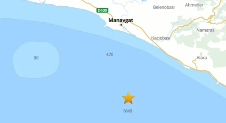 Antalya Körfezi’nde 4,1 deprem