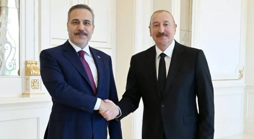 Bakan Fidan, Azerbaycan Cumhurbaşkanı Aliyev ile görüştü