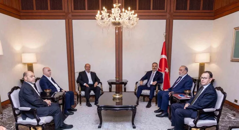 Bakan Fidan, Hamas Siyasi Büro Şefi Hayye’yi kabul etti
