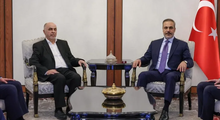 Bakan Fidan, Hamas Şura Meclisi Başkanı Derviş ile görüştü