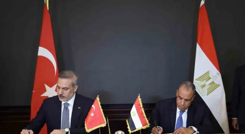 Bakan Fidan, Mısır ile çeşitli alanlarda iş birliğine ilişkin üç belge imzaladı