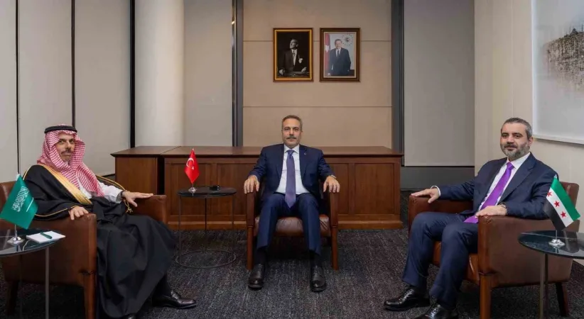 Bakan Fidan, Suriyeli ve Suudi mevkidaşıyla üçlü toplantıya ev sahipliği yaptı