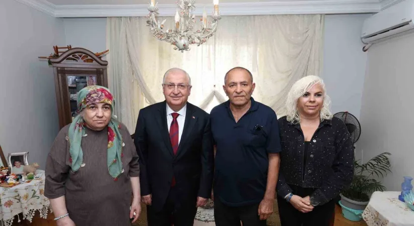 Bakan Güler, şehit Alaattin Buluç’un ailesini ziyaret etti