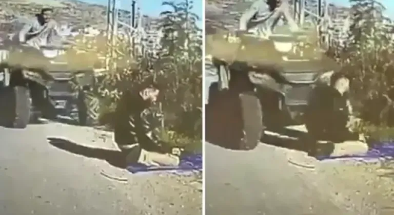Batı Şeria’da bir İsrailli, üzerine ATV sürdüğü Filistinliyi yaraladı