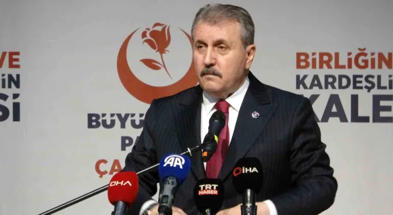 BBP Genel Başkanı Destici: "Terörle, teröristle müzakere olmaz, mücadele edilerek kökü kazınmalıdır"