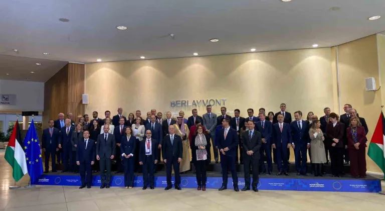 Belçika’da 60 ülkenin katılımı ile Filistin Bağışçılar Grubu toplantısı yapıldı