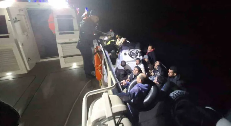 Bodrum’da 5’i çocuk 26 düzensiz göçmen kurtarıldı