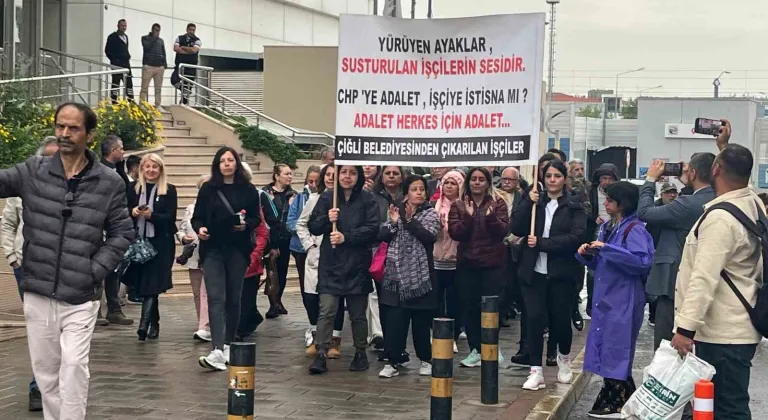 İzmir'de CHP belediyesi tarafından işten çıkartılan kadınlar Ankara’ya yürümeye başladı