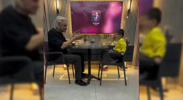 Çocuğunu alkol masasına oturtan babaya gözaltı