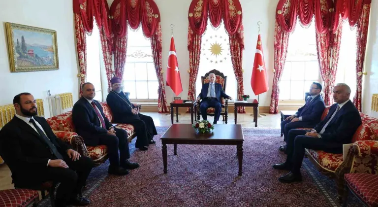 Cumhurbaşkanı Erdğan, Türkiye Ermenileri Patriği Sahak Maşal