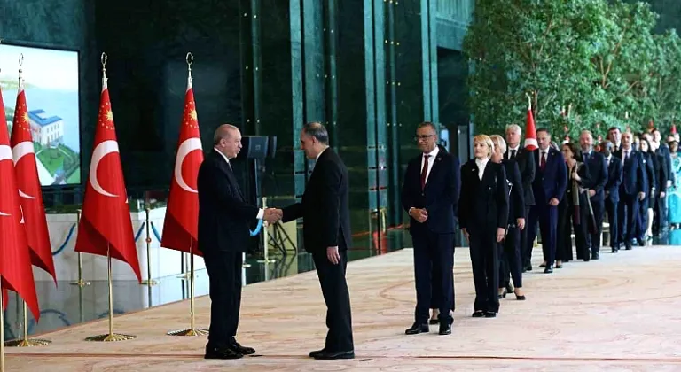 Cumhurbaşkanı Erdoğan, 29 Ekim Cumhuriyet Bayramı tebriklerini kabul etti