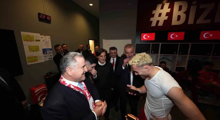 Cumhurbaşkanı Erdoğan, A Milli Futbol Takımı’nı tebrik etti