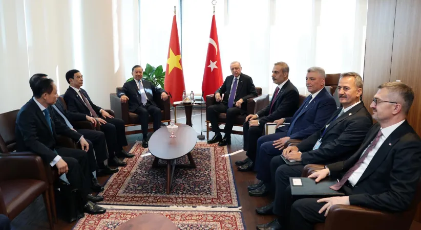 Cumhurbaşkanı Erdoğan, Vietnam Devlet Başkanı To Lam ile görüştü