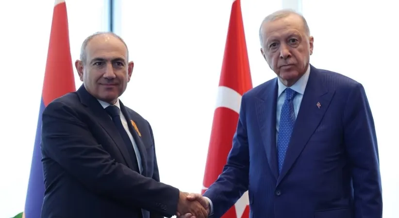 Cumhurbaşkanı Erdoğan, Ermenistan Başbakanı Paşinyan'ı kabul etti