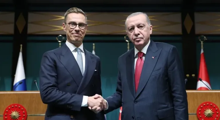 Cumhurbaşkanı Erdoğan, Finlandiya Cumhurbaşkanı Stubb ile görüştü