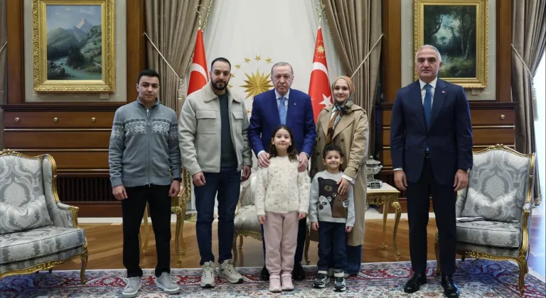 Cumhurbaşkanı Erdoğan, Hind Rajab’ın aile fertlerini kabul etti