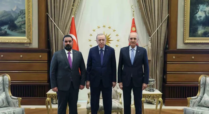 Cumhurbaşkanı Erdoğan, Irak Temsilciler Meclisi Başkanı Halbusi’yi kabul etti