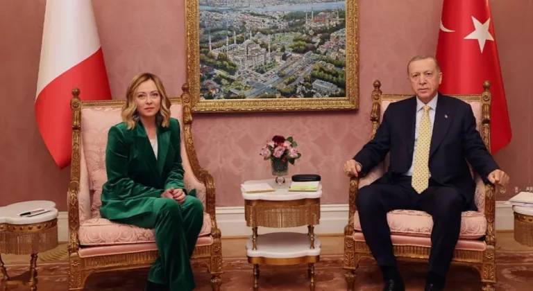 Cumhurbaşkanı Erdoğan, İtalya Başbakanı Meloni ile görüştü