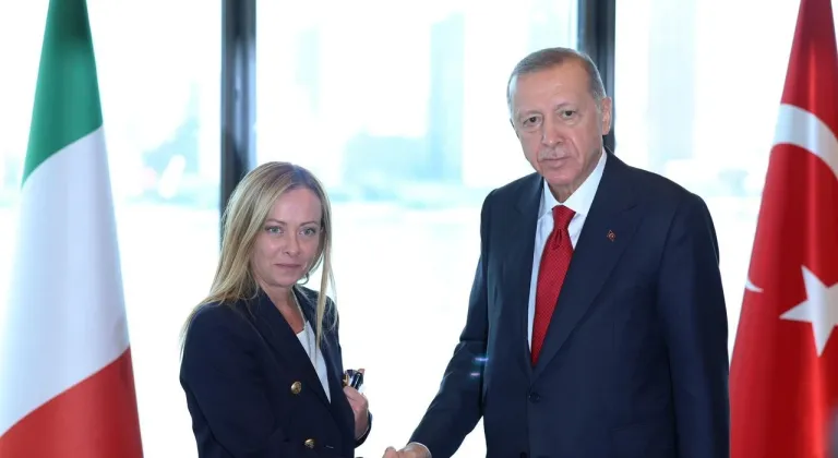 Cumhurbaşkanı Erdoğan, İtalya Başbakanı Meloni ile telefonda görüştü