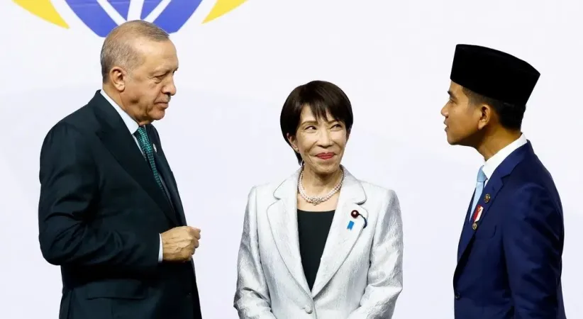 Cumhurbaşkanı Erdoğan Japonya Başbakanı Takaiçi ile görüştü