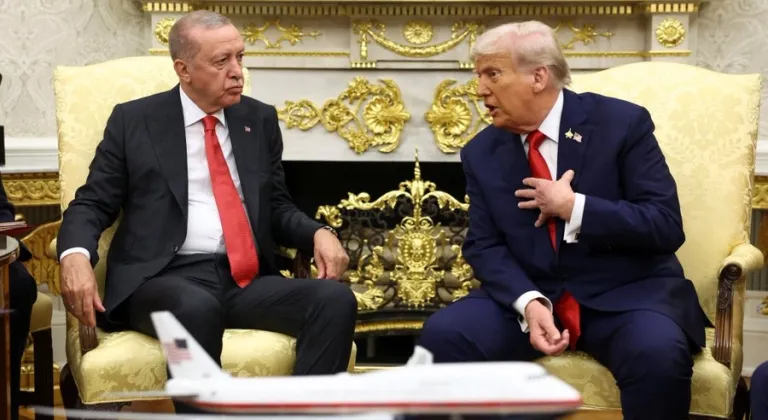 Cumhurbaşkanı Erdoğan, Trump ile görüşmek üzere Beyaz Saray’a geldi