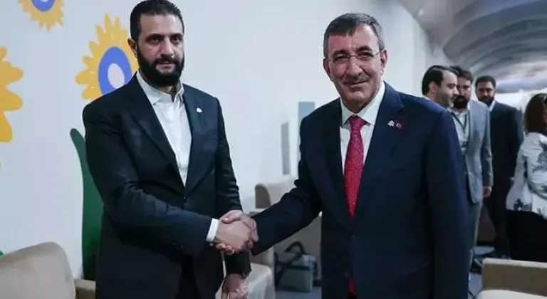 Cumhurbaşkanı Yardımcısı Yılmaz, Suriye Devlet Başkanı eş-Şara ile bir araya geldi