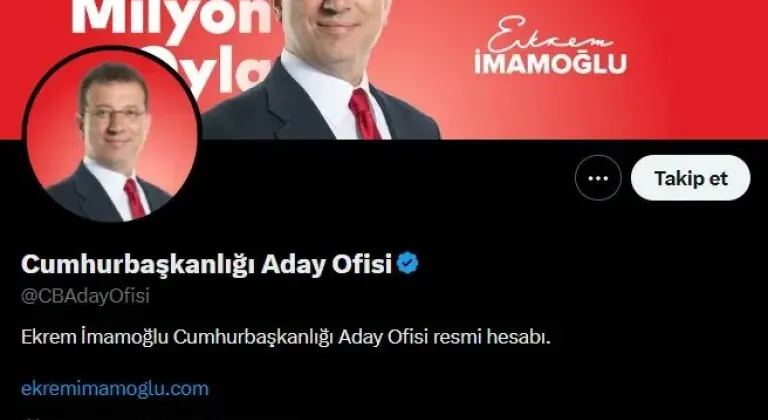 Cumhurbaşkanlığı Aday Ofisi ve Etkili Haber isimli sosyal medya hesaplarına erişim engeli