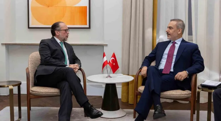 Dışişleri Bakanı Fidan, Avusturya’nın geçici Başbakanı ve Dışişleri Bakanı Schallenberg ile görüştü