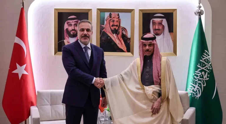 Dışişleri Bakanı Fidan, Suudi mevkidaşı Ferhan bin Ferhan ile görüştü