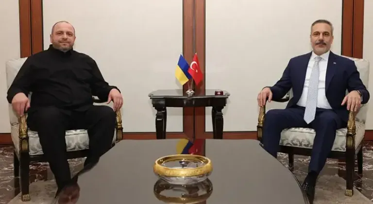 Dışişleri Bakanı Fidan, Ukrayna Ulusal Güvenlik ve Savunma Konseyi Sekreteri Umerov ile görüştü