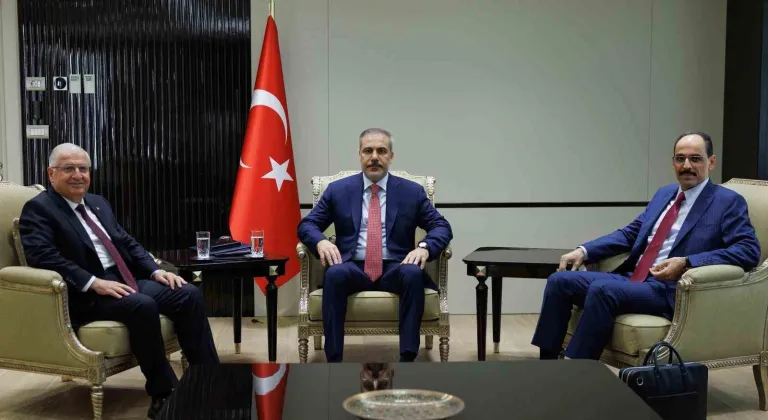 Bakan Fidan, Bakan Güler ve MİT Başkanı Kalın bir araya geldi