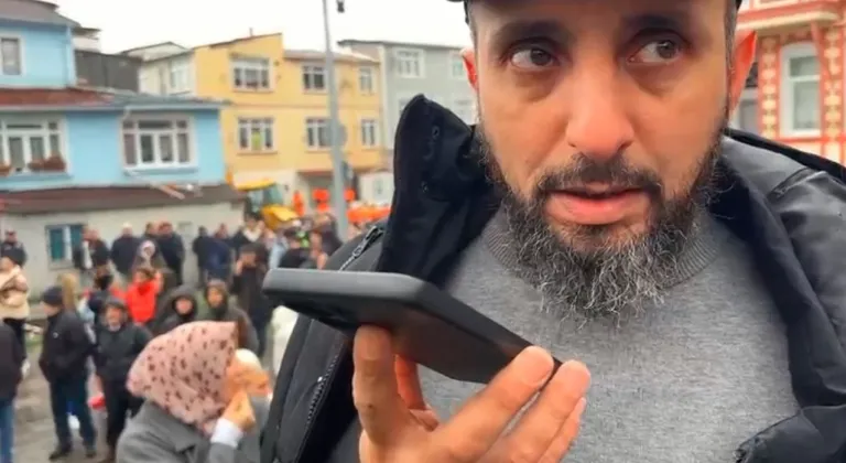 Fatih’te enkaz altındaki yakınıyla telefonda görüştü
