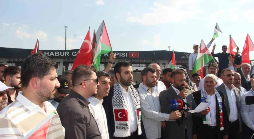 Filistin Konvoyu’nun Irak sınırında bekletilmesine tepki