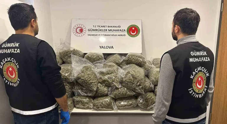 Fransa’dan Yalova’ya gemiyle gelen tırda 37 kilo uyuşturucu ele geçirildi