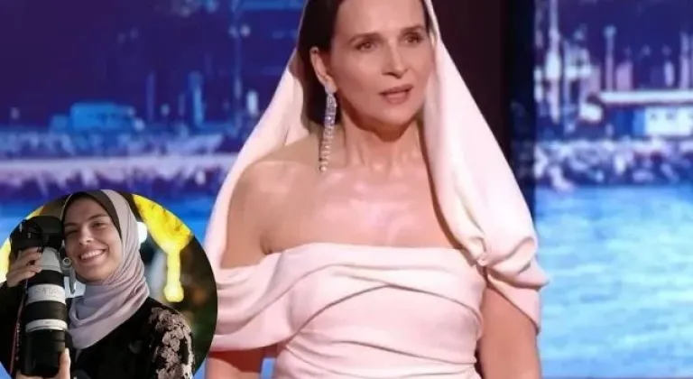 Fransız film yıldızı Binoche, Cannes Film Festivali açılışında Filistinli gazeteci Hassona’yı andı
