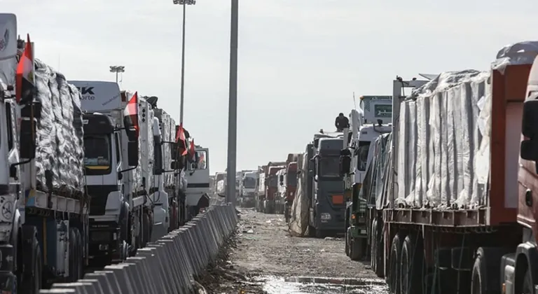 Gazze’ye dün 100 yardım tırı girdi
