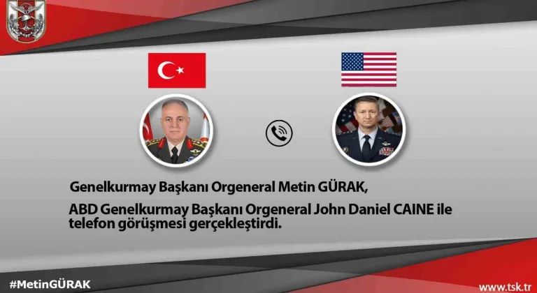 Genelkurmay Başkanı Gürak, ABD’li mevkidaşı ile görüştü