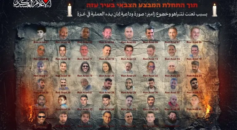 Hamas İsrail'i uyararak, 47 esirin fotoğrafını yayınladı