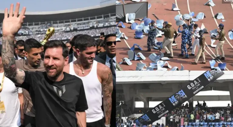 Hindistan’da Messi’yi göremeyen hayranları, stadyumu savaş alanına çevirdi