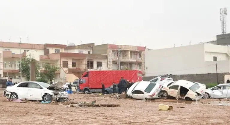 Irak’ın kuzeyinde yaşanan selde 2 kişi hayatını kaybetti