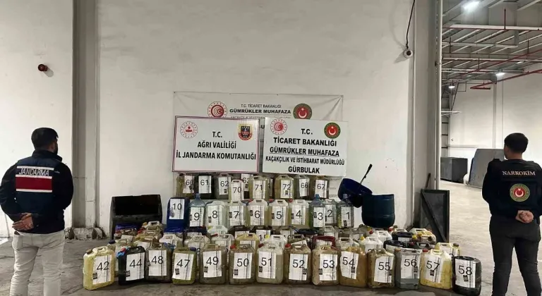 İran’dan gelen otobüste 1 ton sıvı metamfetamin ele geçirildi